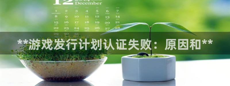 蓝狮技术有限公司：**游戏发行计划认证失败：原因和**